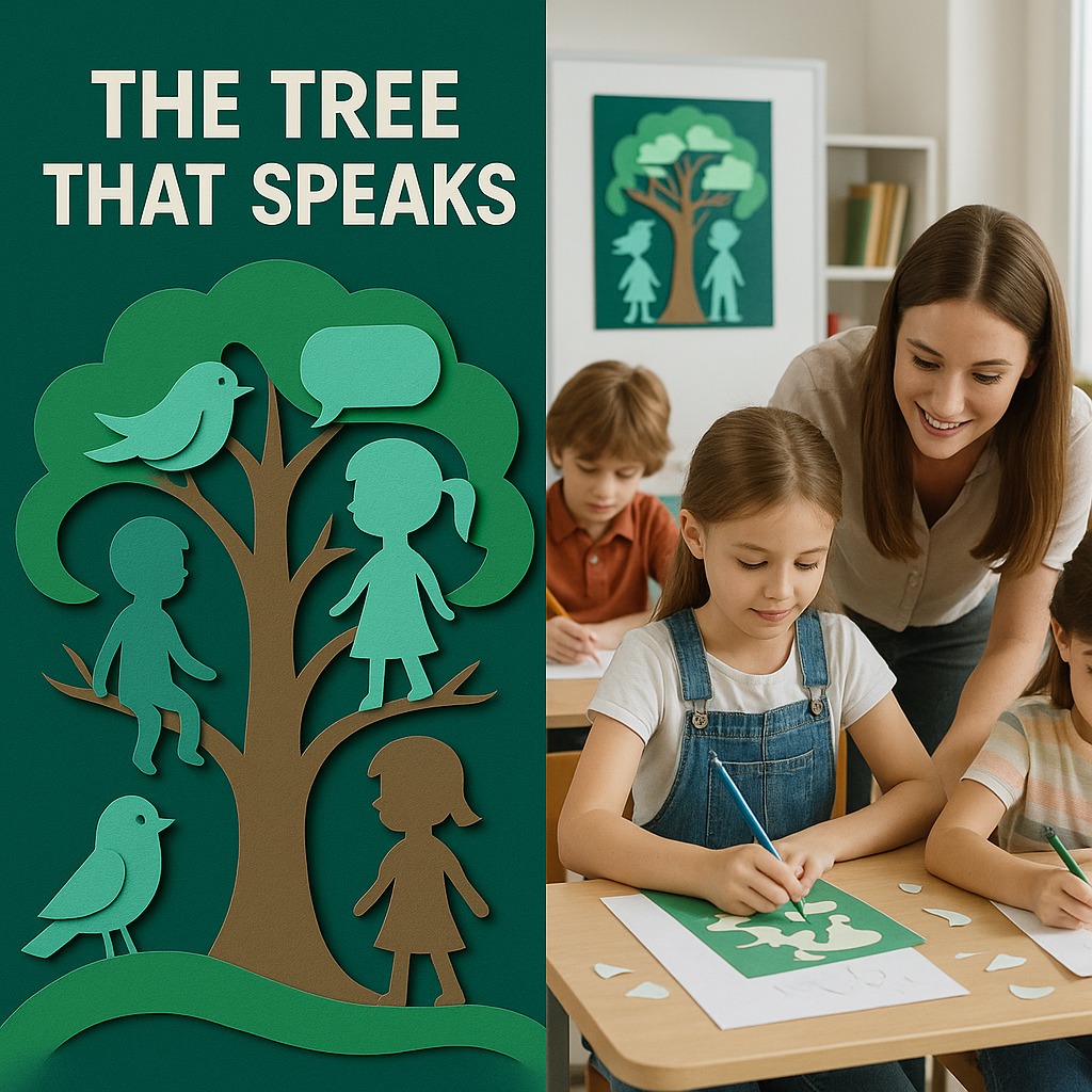 The Tree That Speaks” – A School Papercutting Project with Magdalena Drahusz